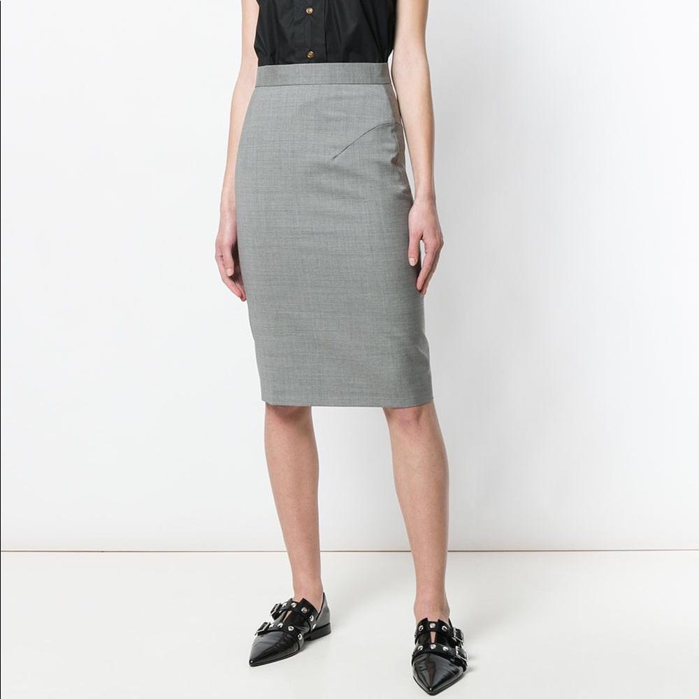 Vivienne Westwood Anglomania grey pencil skirt